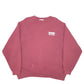 Mens Burgundy Lee Vintage Heavyweight Parker Brass Division Crewneck Jumper