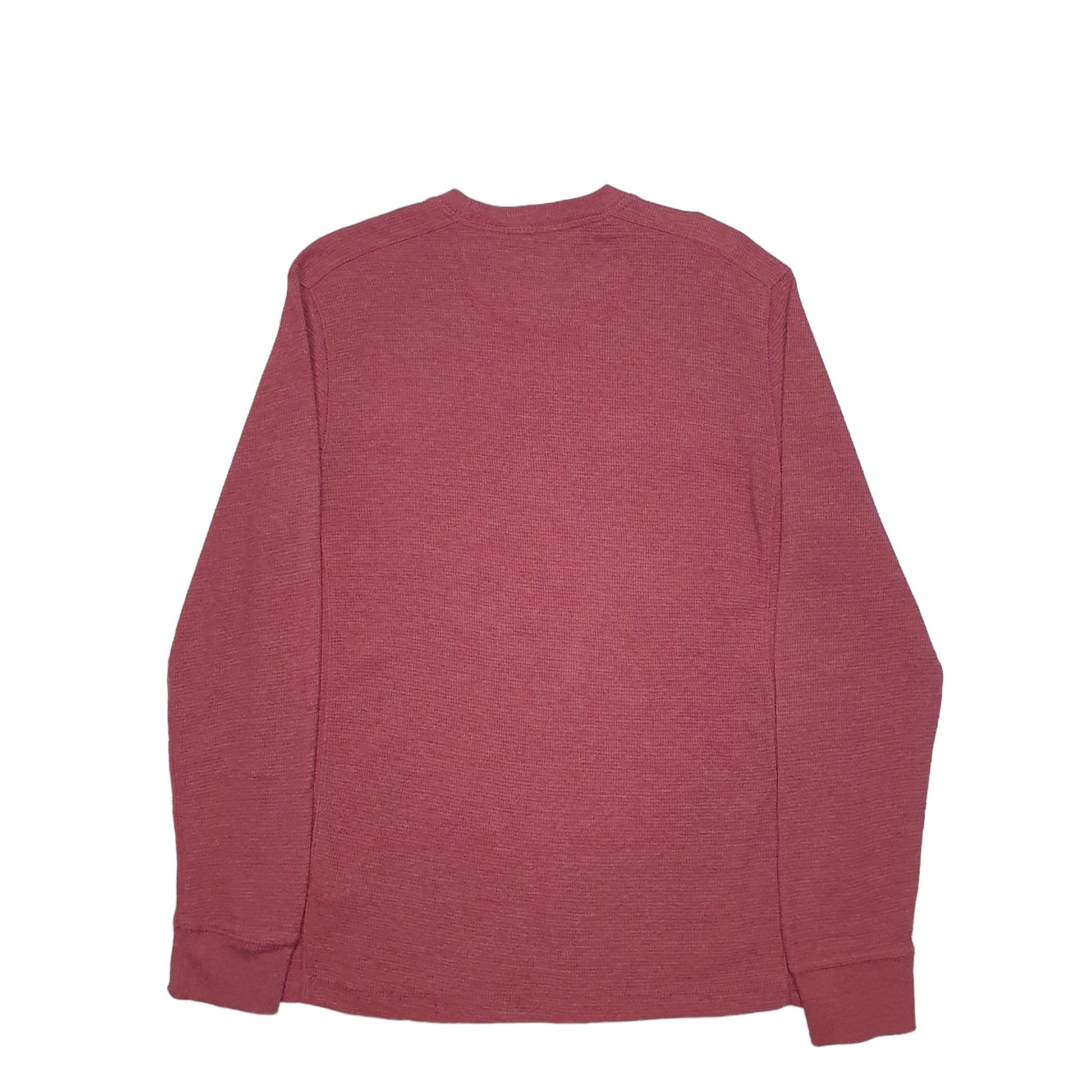 Mens Burgundy Eddie Bauer  Crewneck Jumper