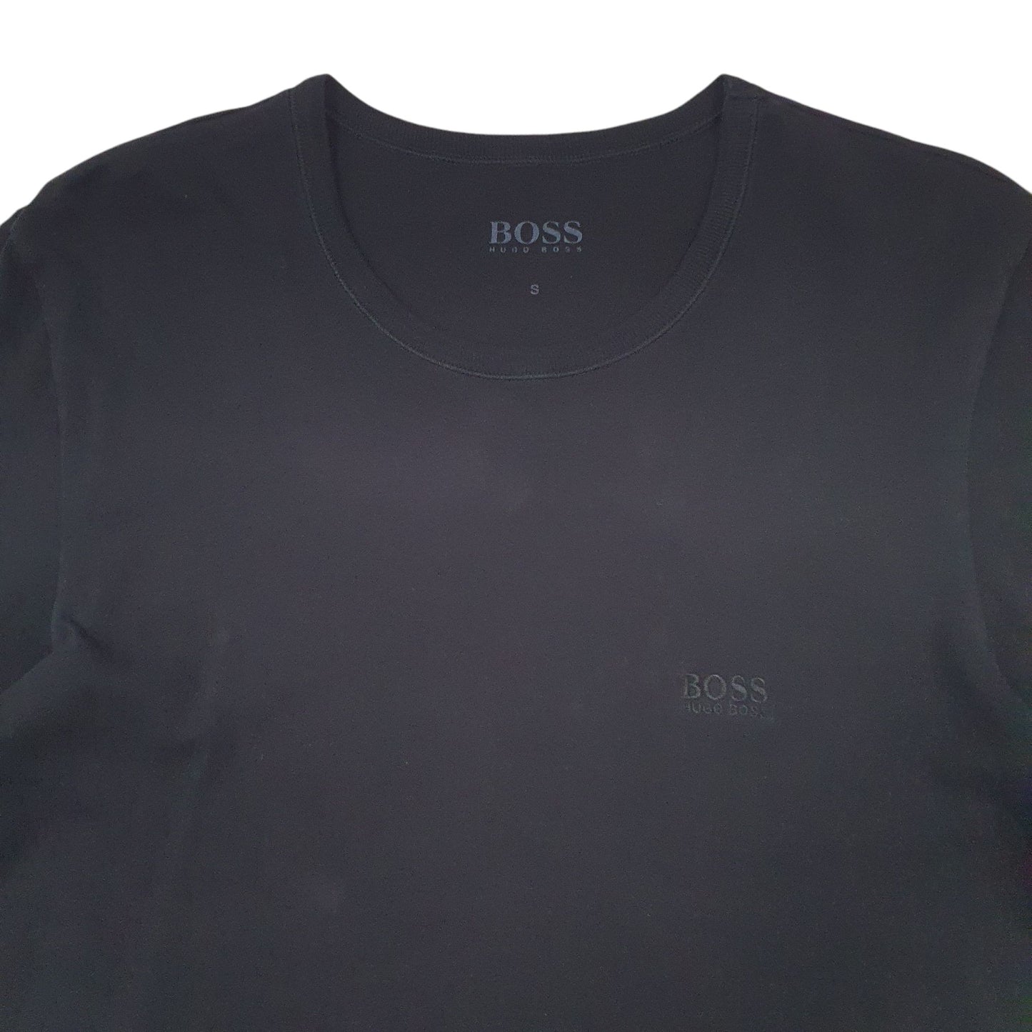 Mens Black Hugo Boss  Short Sleeve T Shirt