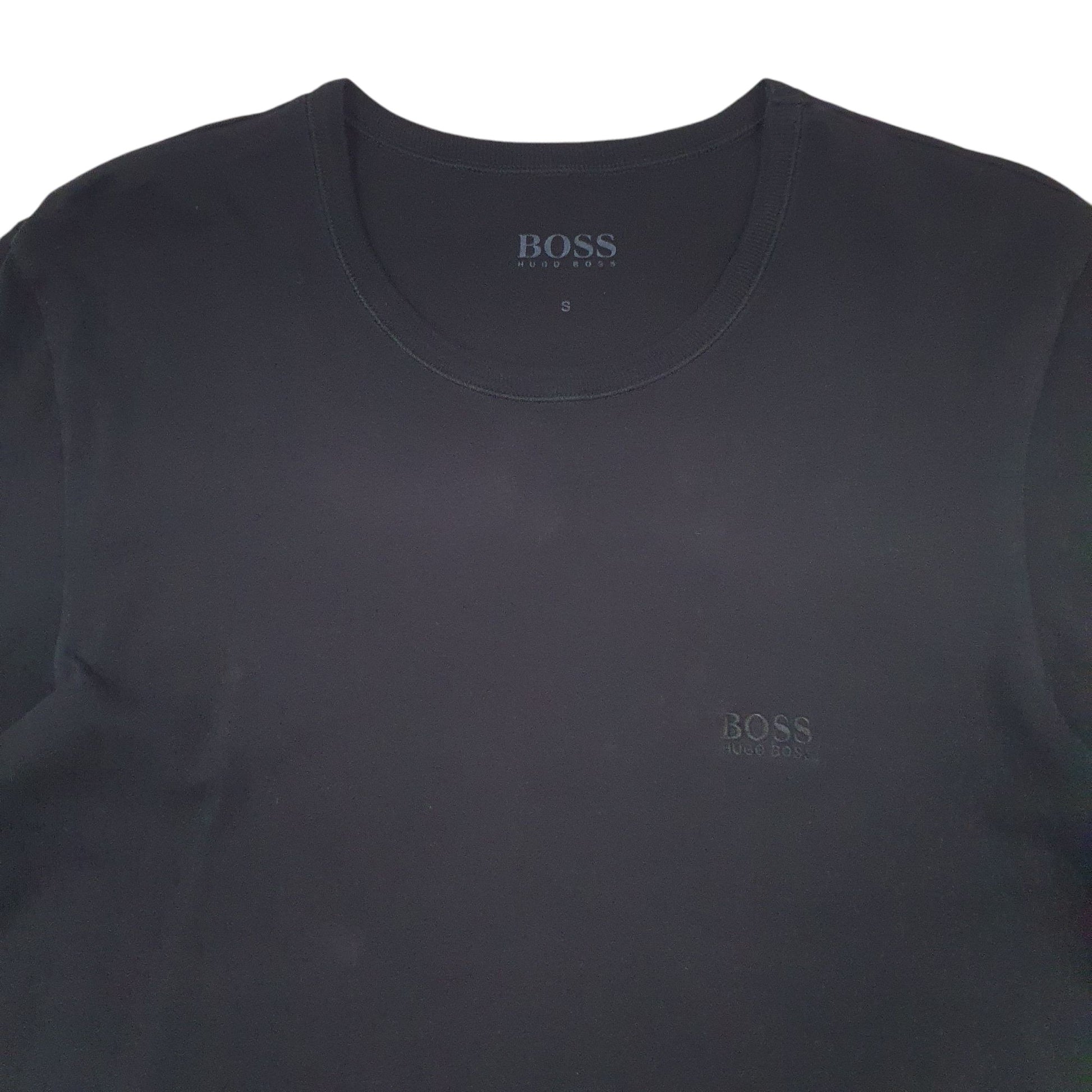 Mens Black Hugo Boss  Short Sleeve T Shirt