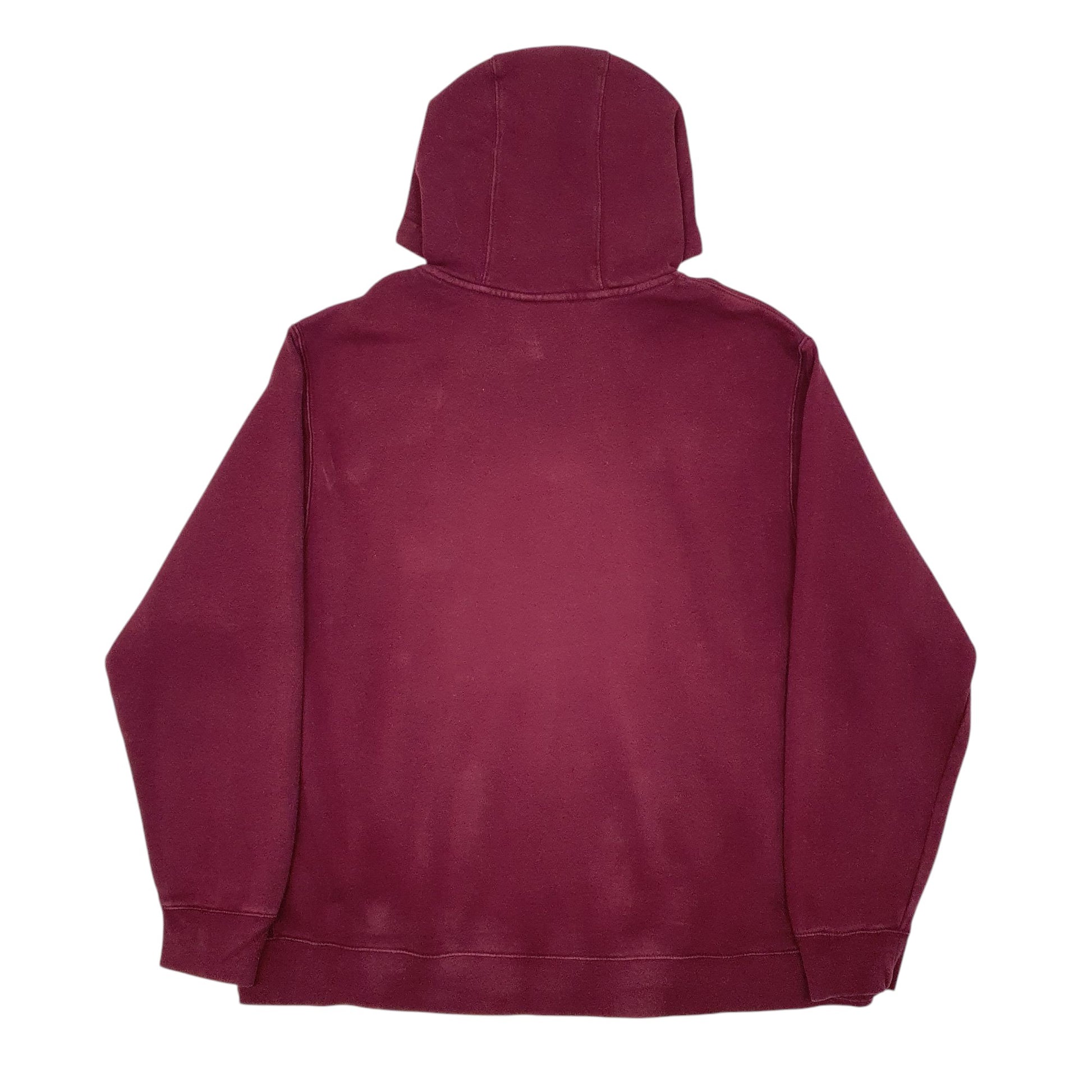 Mens Burgundy Nike Hyundai Hoodie Jumper