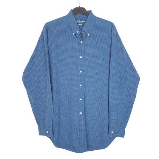 Mens Blue Ralph Lauren  Long Sleeve Shirt