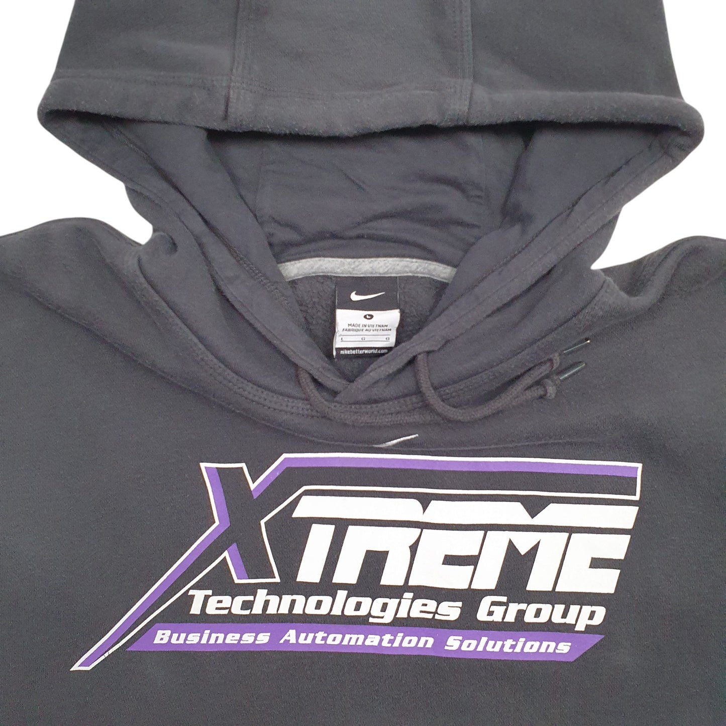 Mens Grey Nike Xtreme Technologies Group Hoodie Jumper
