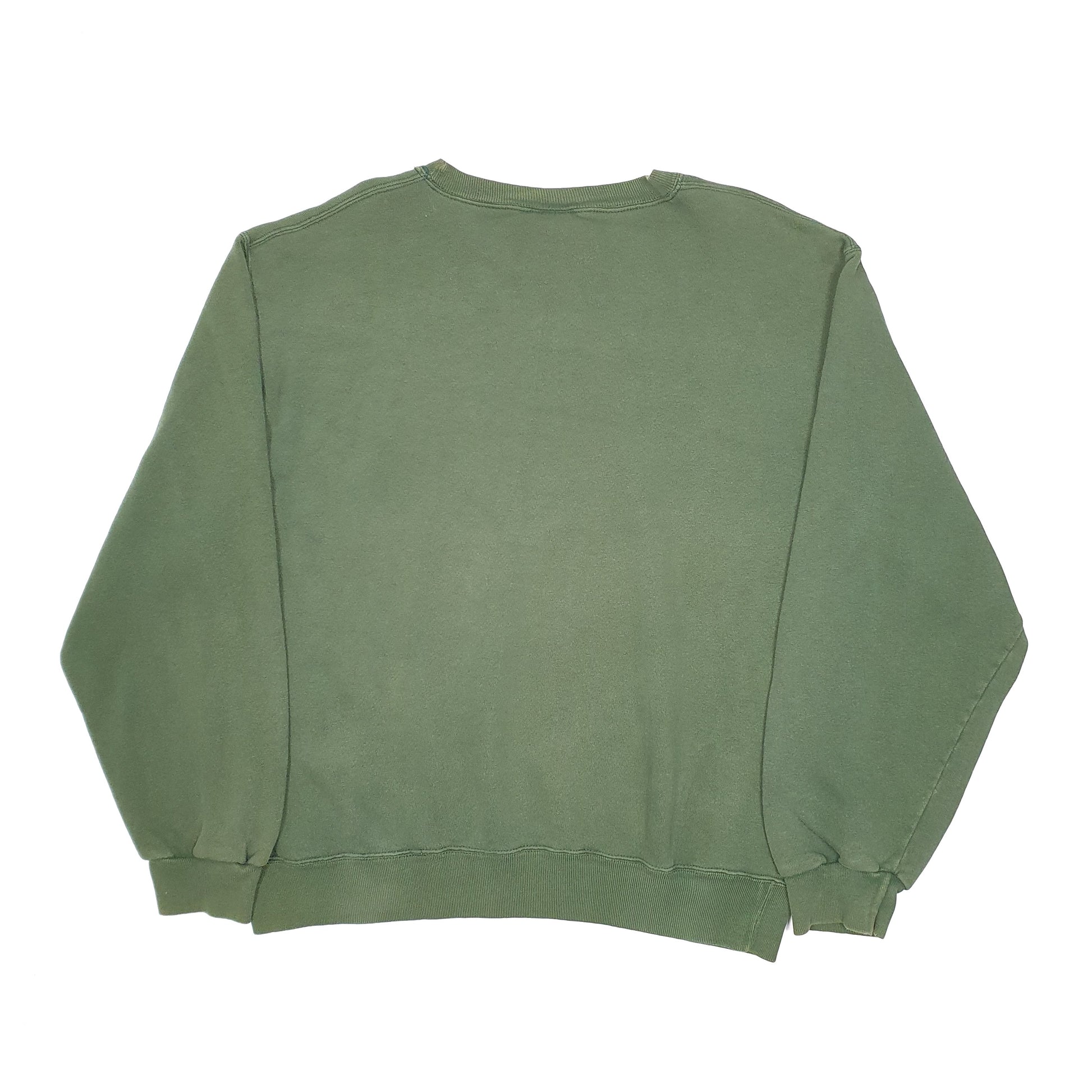 Mens Green Champion Vintage 1980s 90s Made In USA Crewneck Jumper