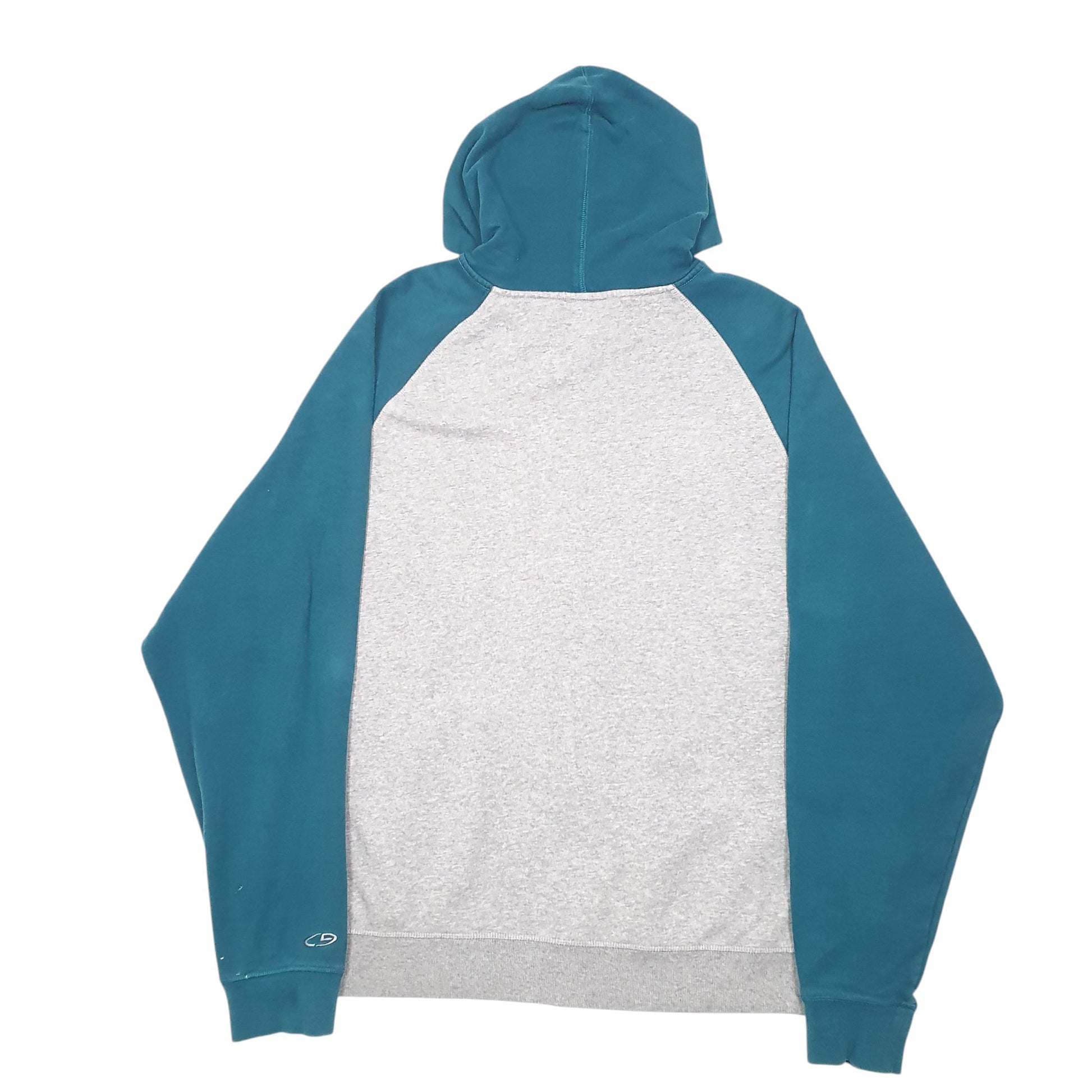 Mens Grey Champion Hoodie C9 Full Zip Jumper