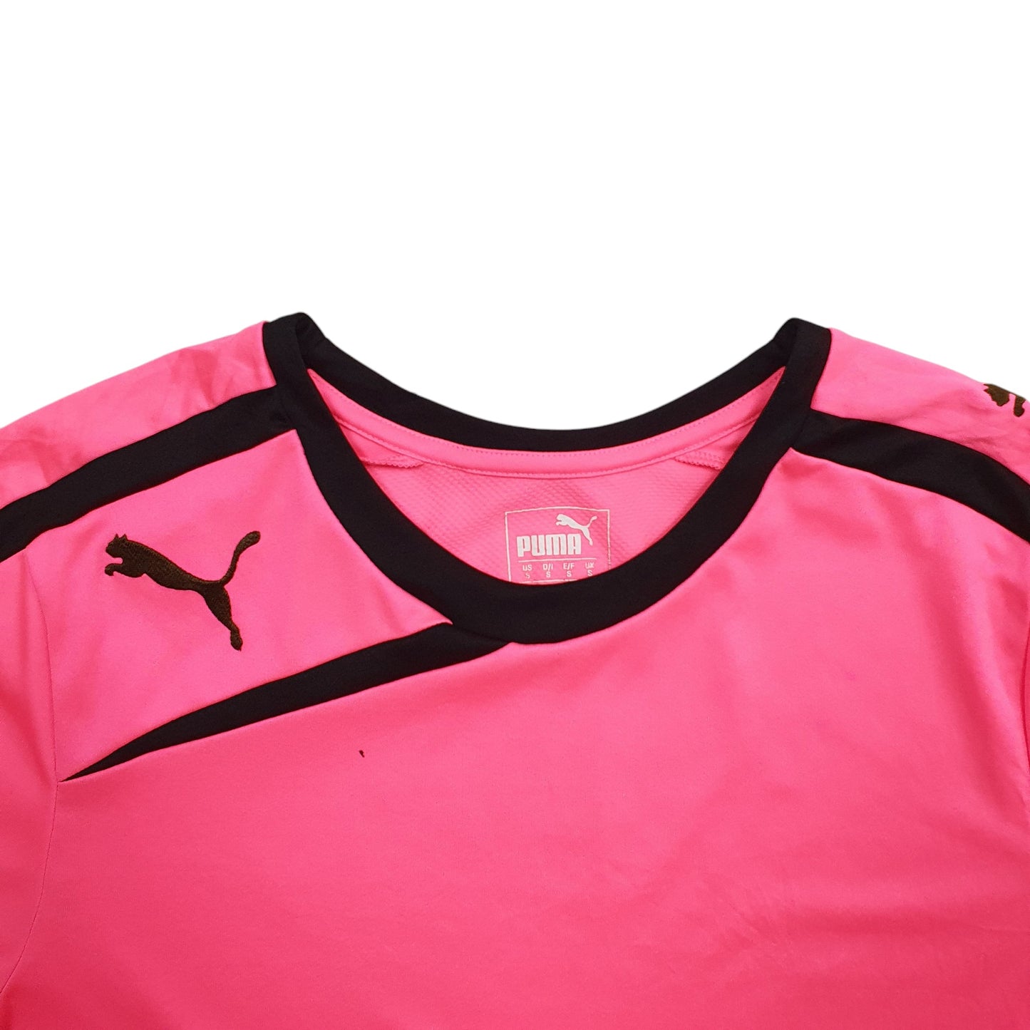 Womens Pink Puma  Short Sleeve T Shirt