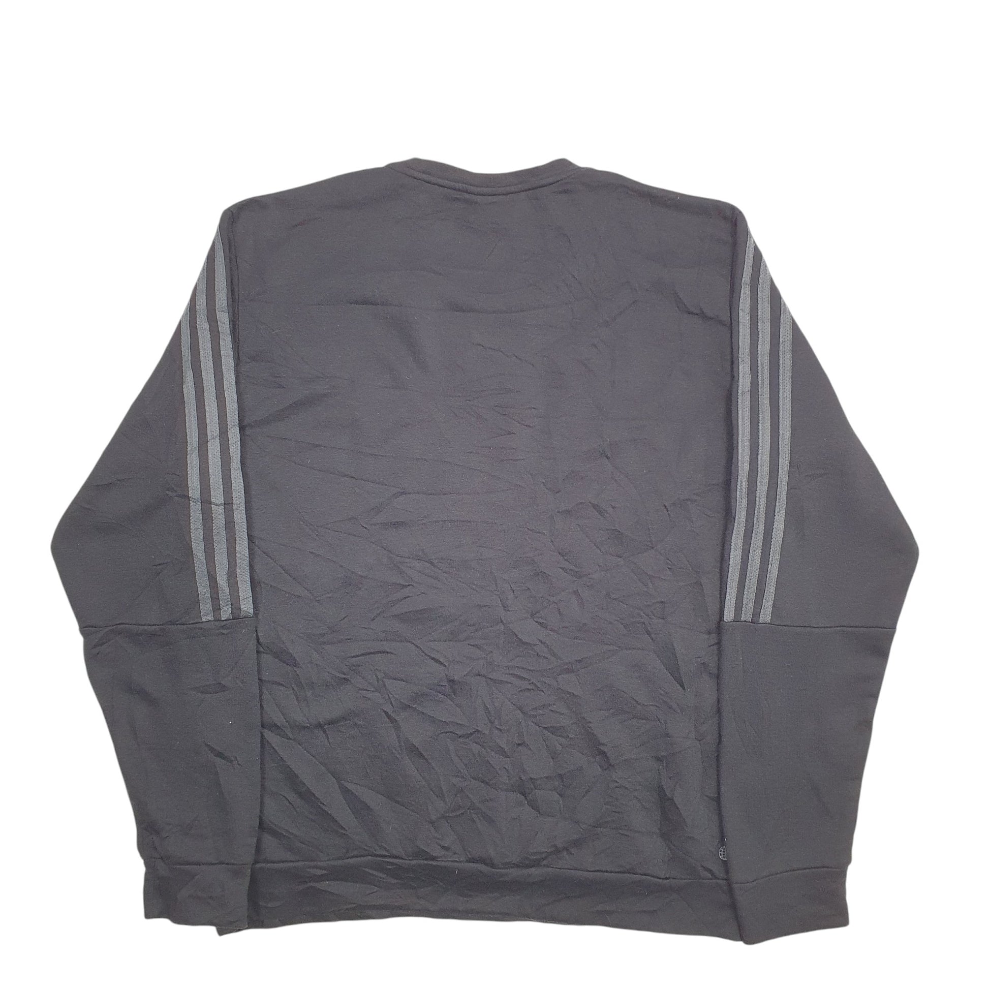 Mens Black Adidas  Crewneck Jumper
