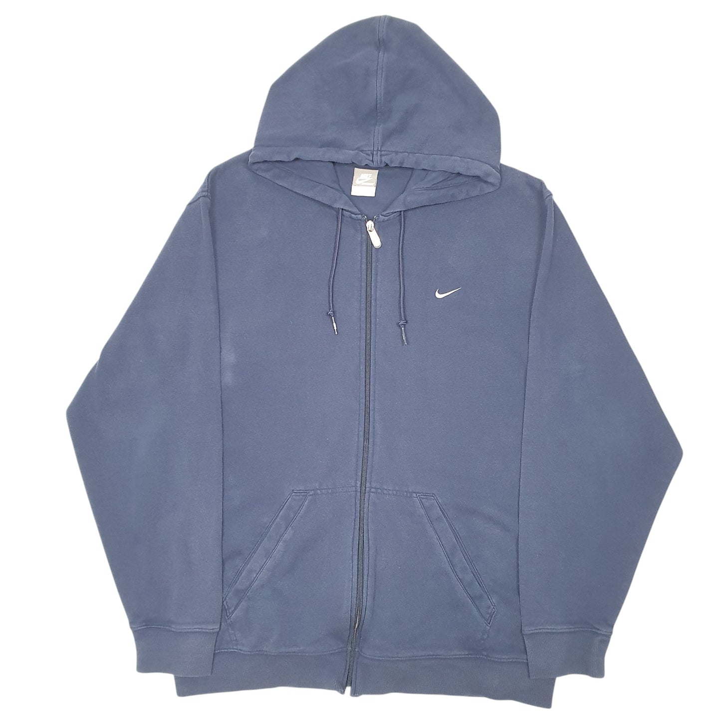 Mens Navy Nike Hoodie Sportswear Full Zip Jumper