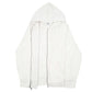 Mens Cream Champion Hoodie Waffle Full Zip Jumper