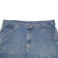 Mens Blue Lee Dungarees Carpenter Shorts