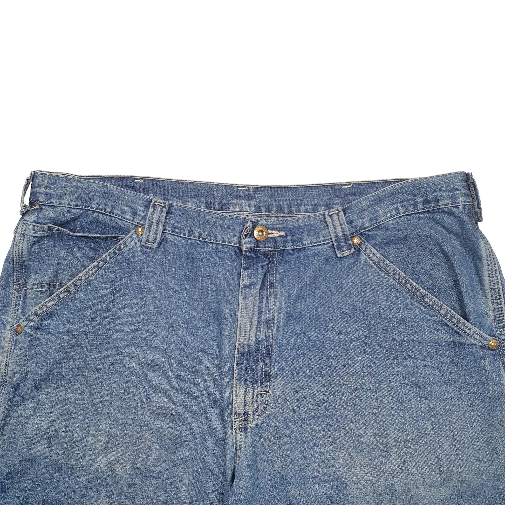 Mens Blue Lee Dungarees Carpenter Shorts