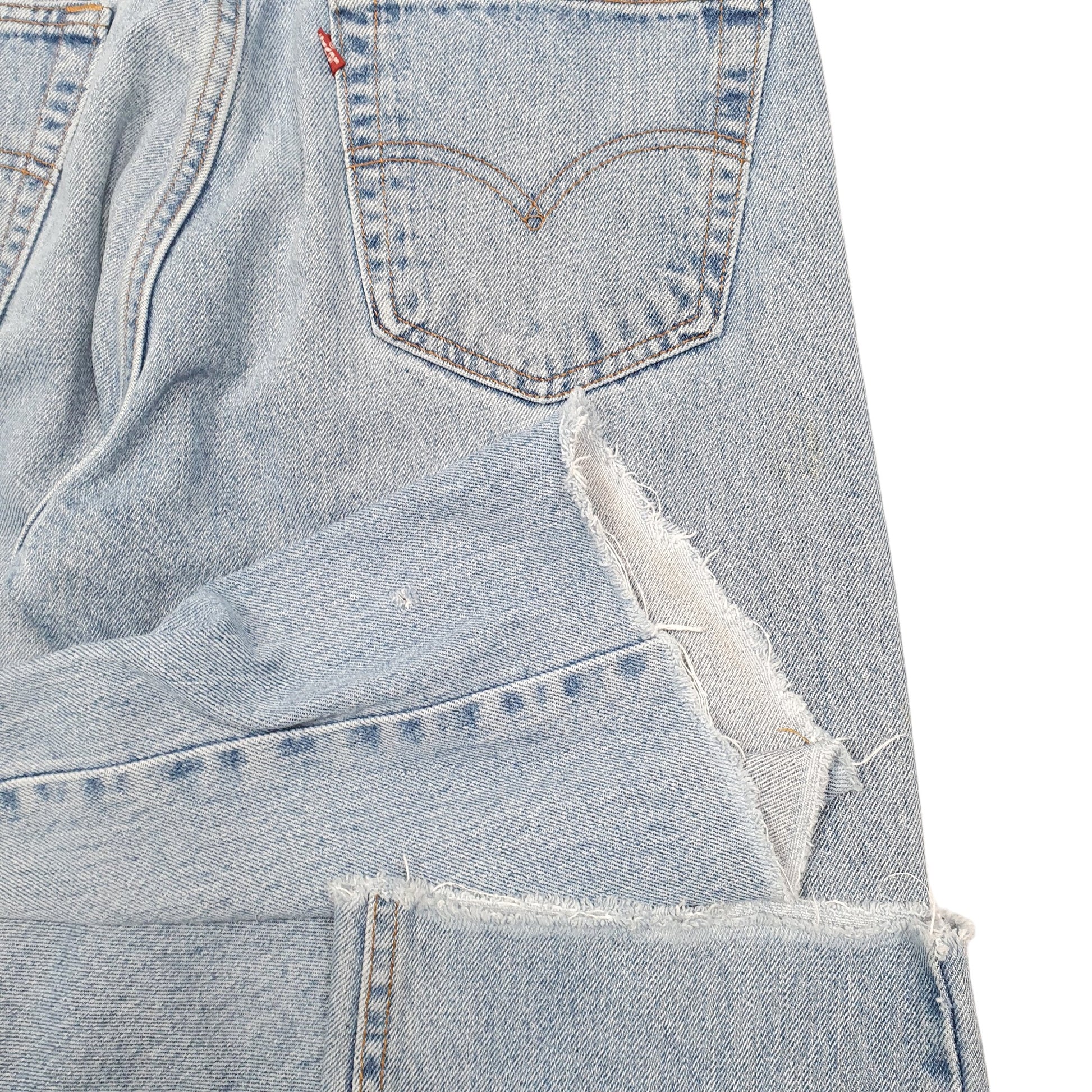 Mens Blue Levis Vintage 90s Made In USA 505 JeansW34 L27