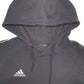 Mens Black Adidas  Hoodie Jumper
