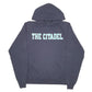Mens Navy Champion The Citadel USA College Spellout Hoodie Jumper