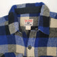 Mens Blue Chill Chaser Blue Top Vintage 1960s Plaid Cruiser Shacket Shirt  Coat