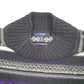 Womens Purple Chaps Knit Boat Neck Crewneck Jumper