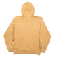 Mens Yellow Carhartt Spellout Hoodie Jumper