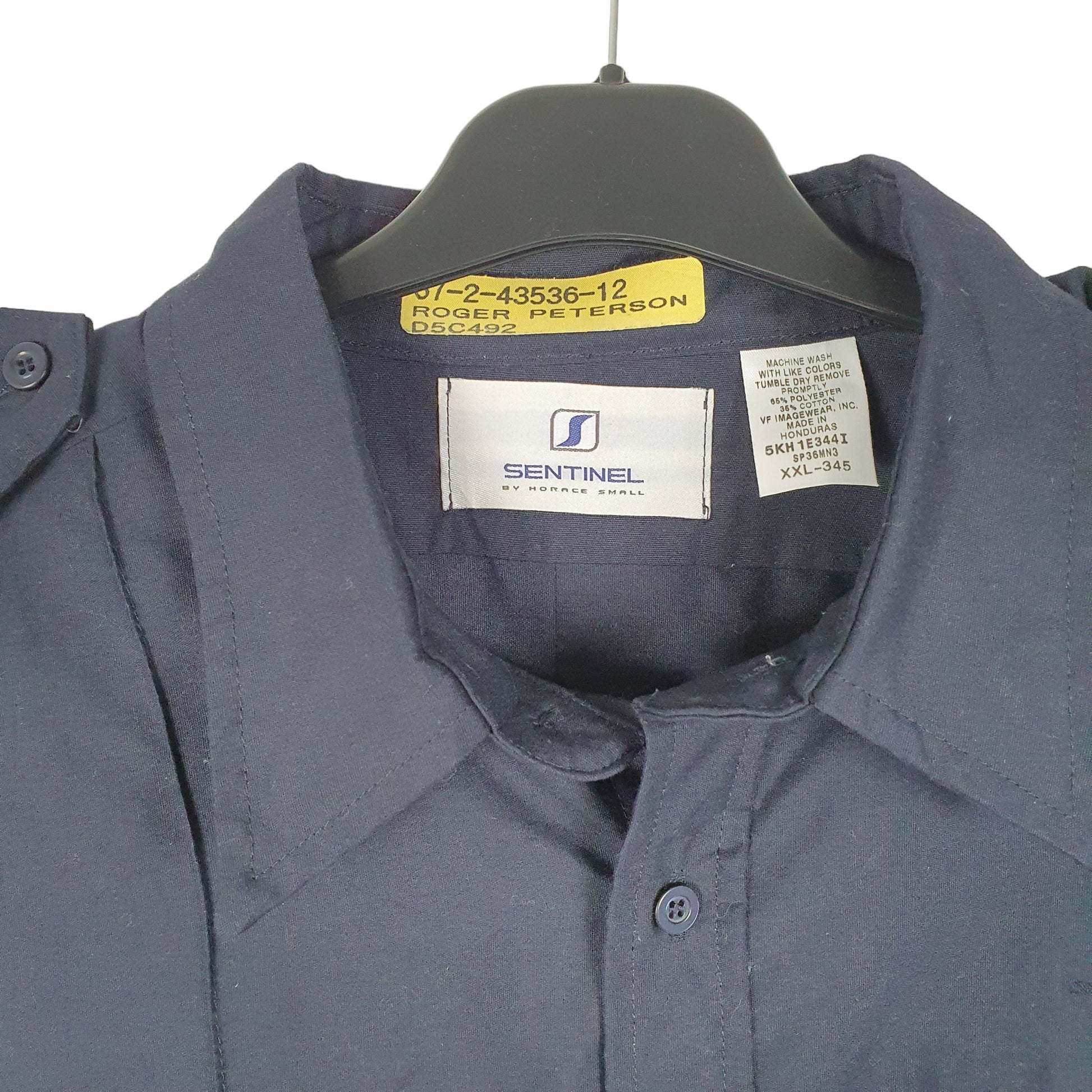 Mens Navy Sentinel By Horace Small Workwear Long Sleeve Shirt