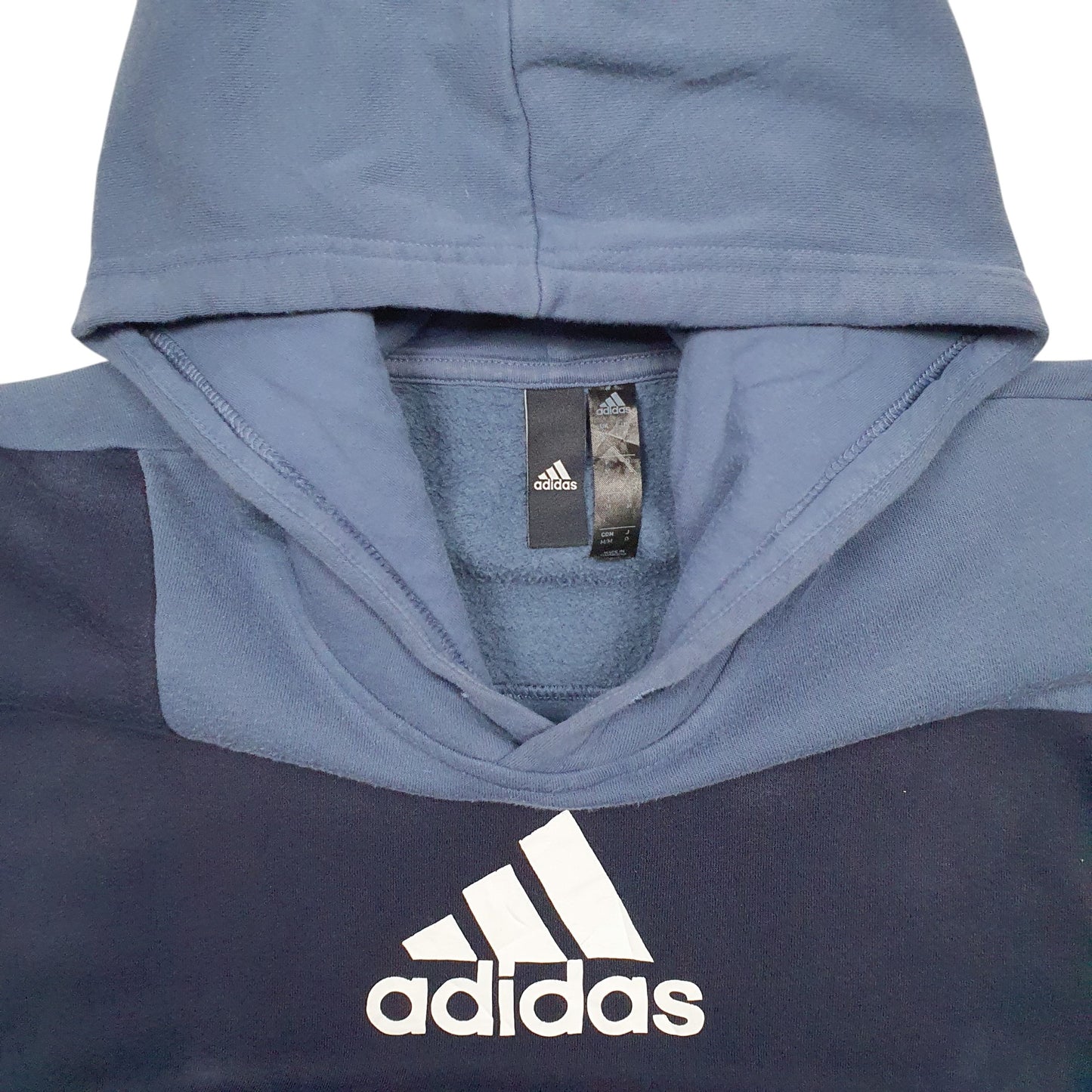 Mens Blue Adidas  Hoodie Jumper