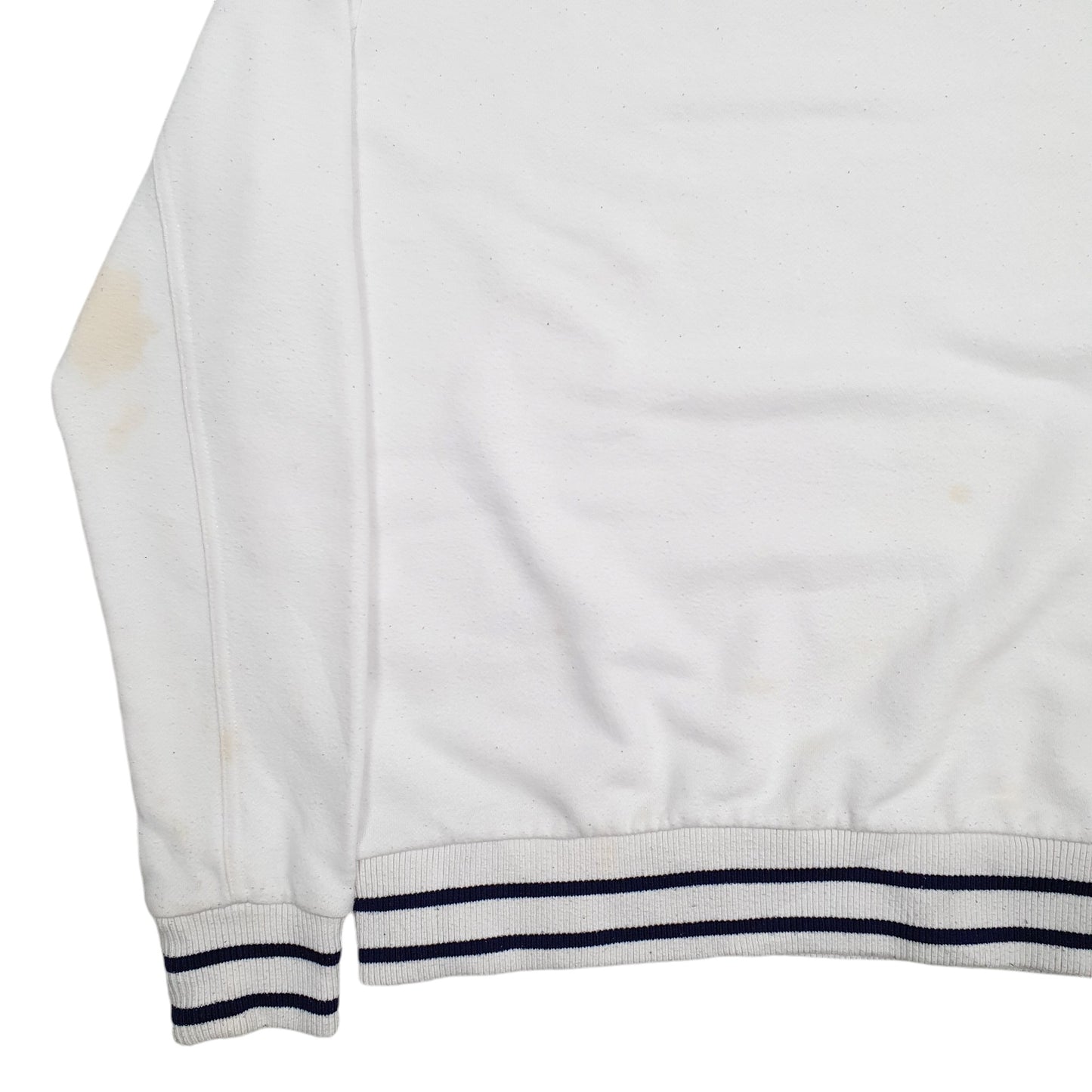 Womens White Fila  Crewneck Jumper