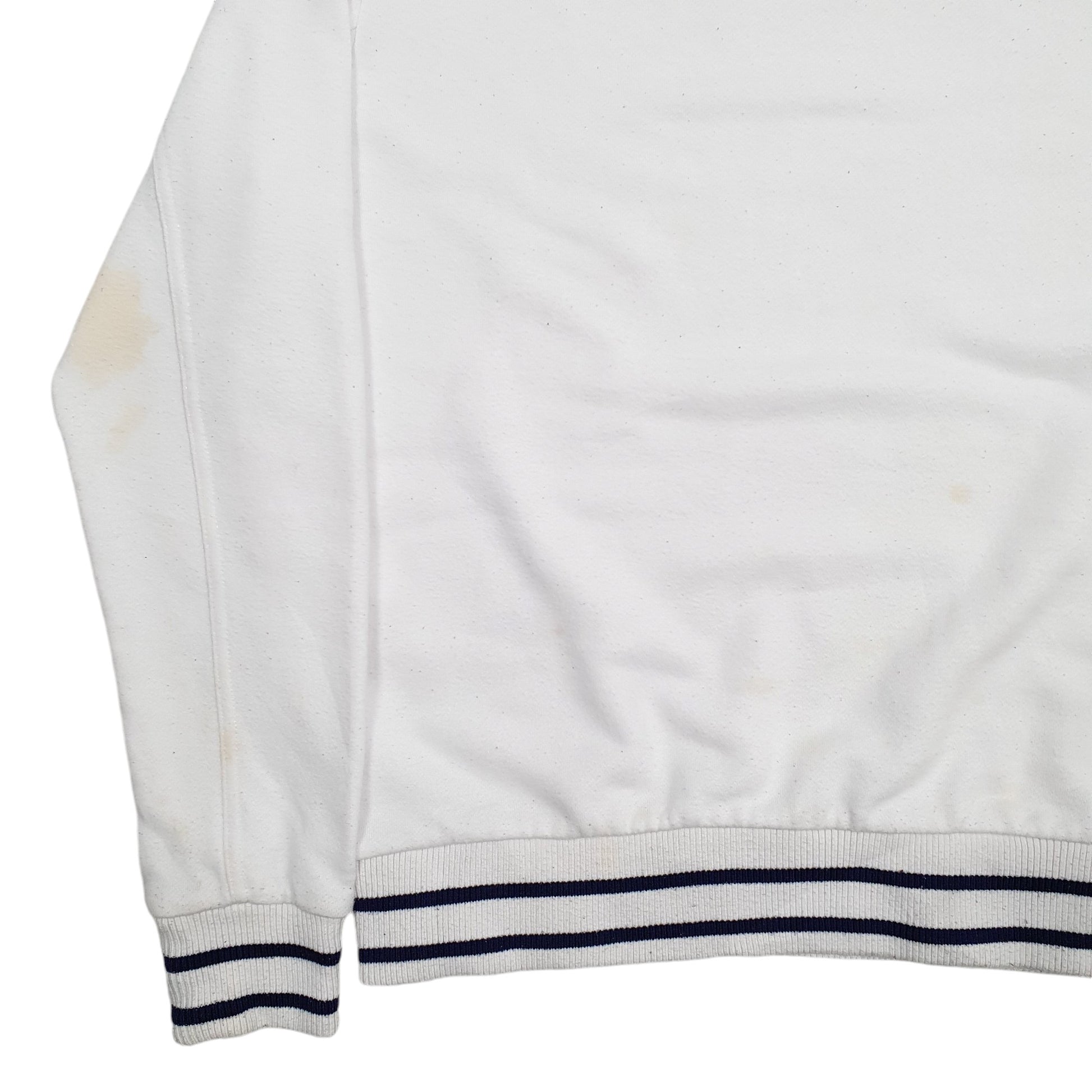 Womens White Fila  Crewneck Jumper