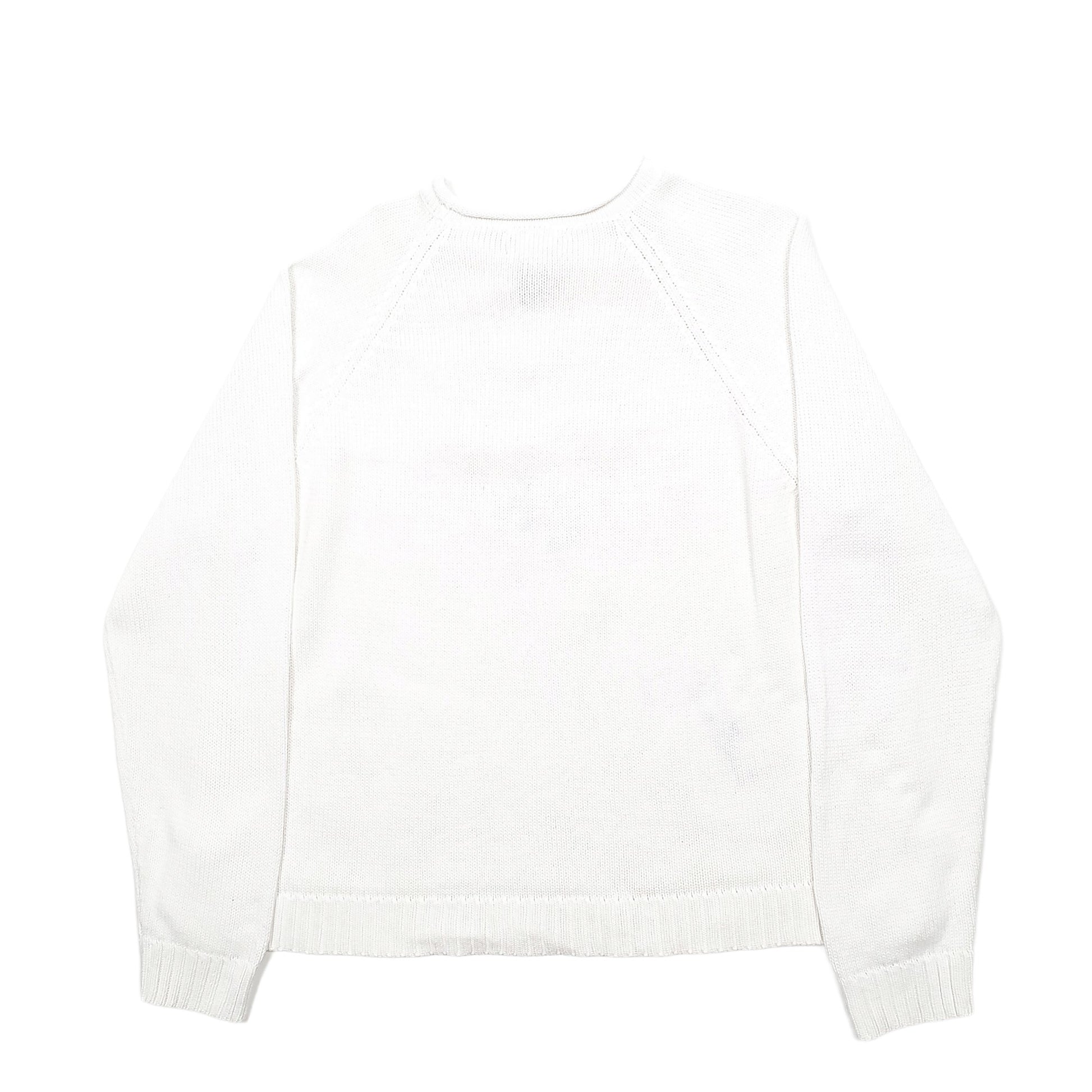 Womens White Lauren Ralph Lauren Knit Crewneck Jumper