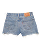 Womens Blue Levis Denim Jeans Jorts Cut-off Denim Shorts