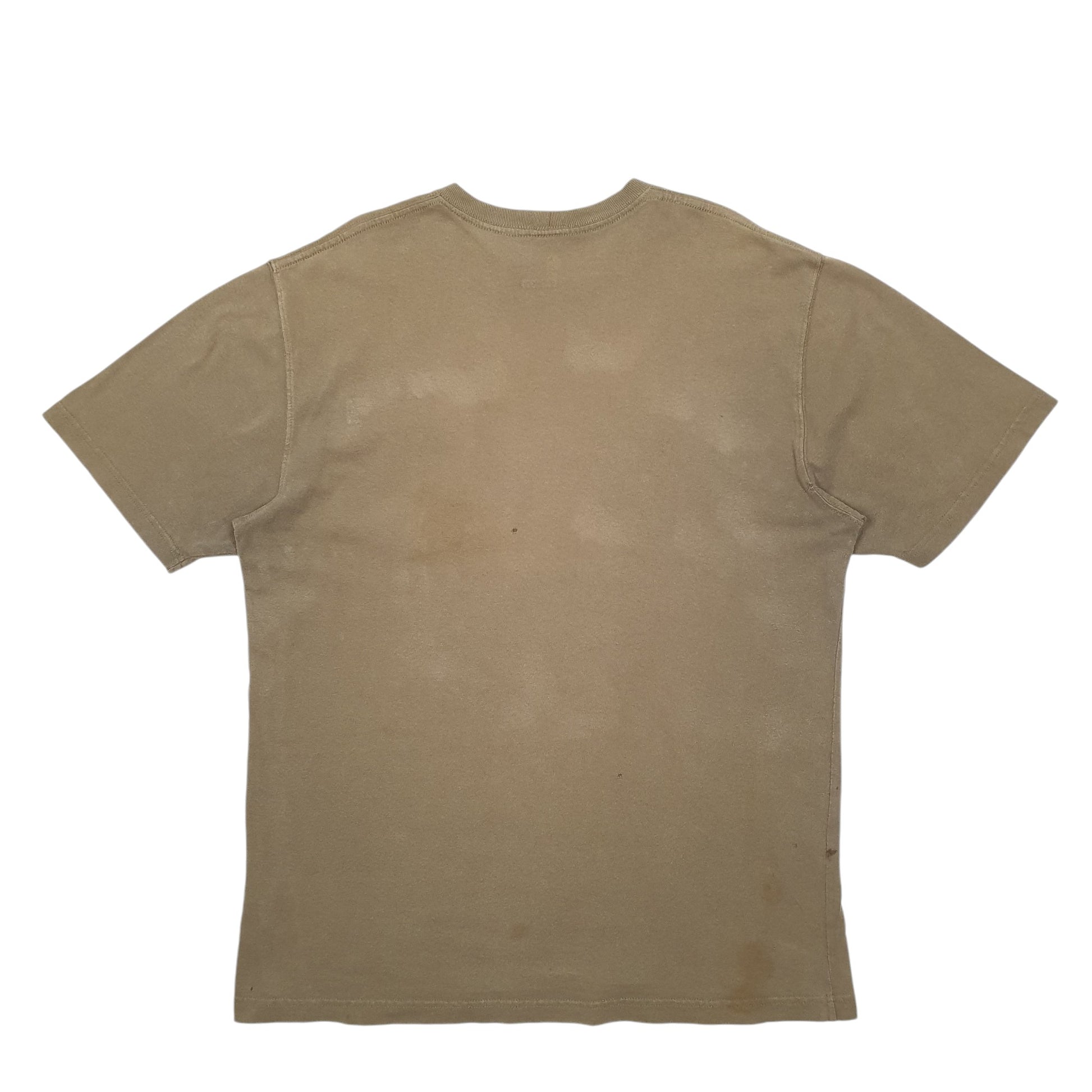 Mens Khaki Carhartt  Short Sleeve T Shirt