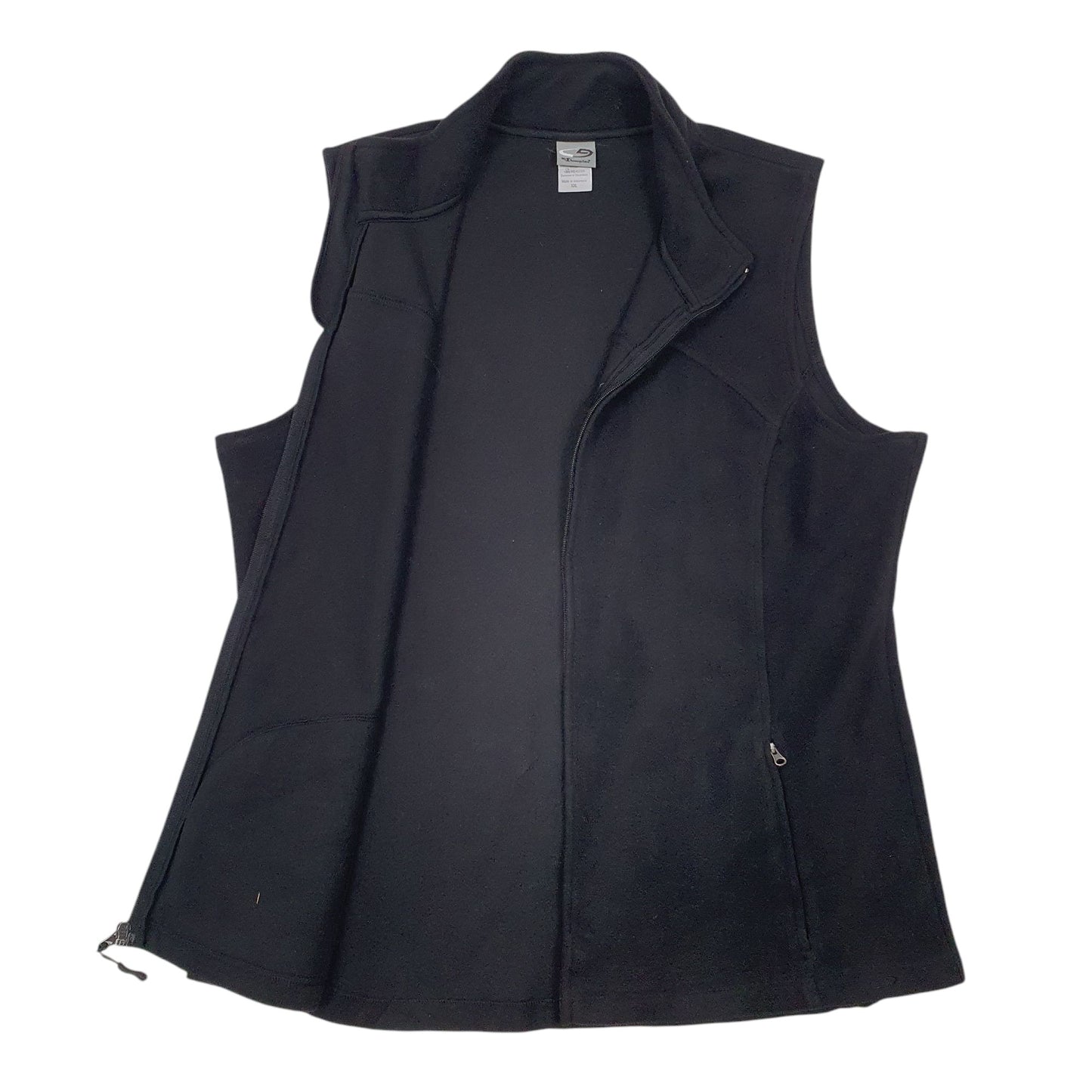 Womens Black Champion  Gilet Jumper