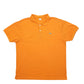 Mens Orange Lacoste  Short Sleeve Polo Shirt