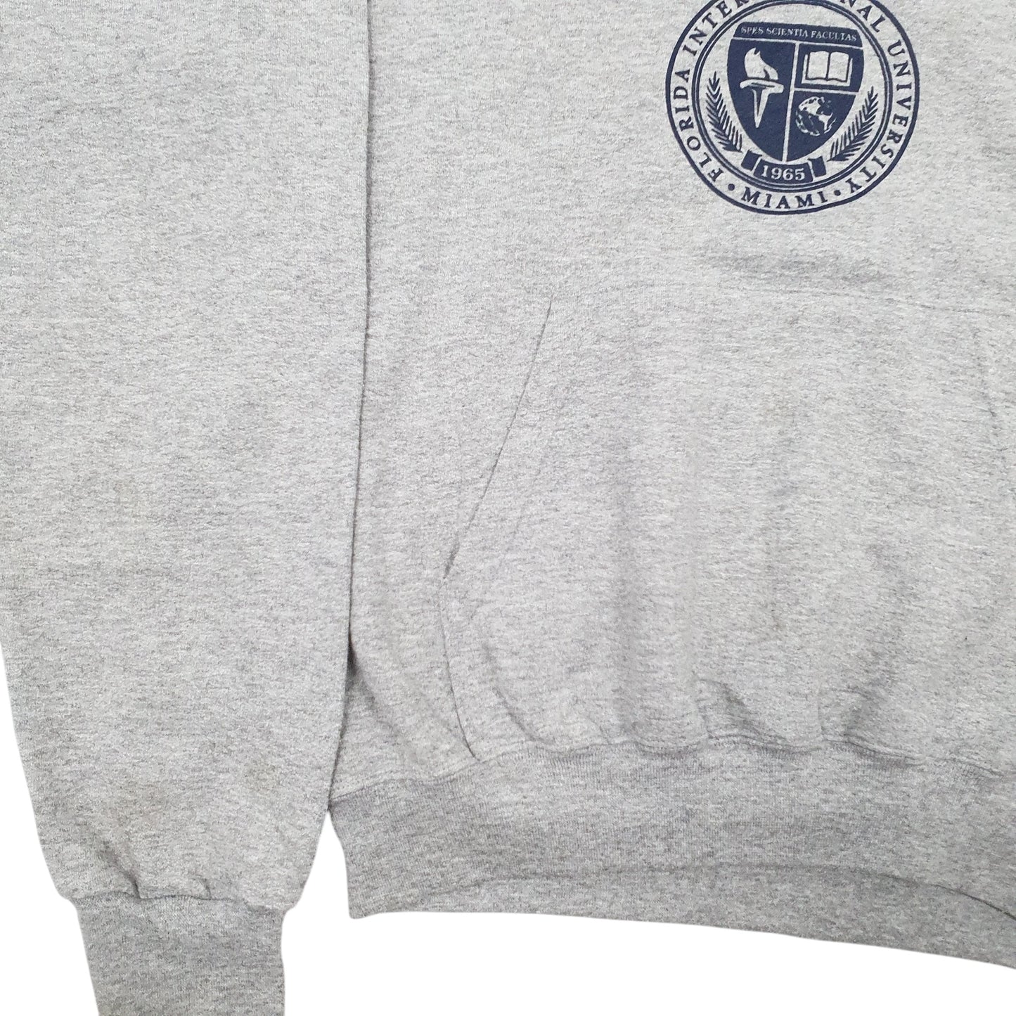 Womens Grey Champion Florida International University Hoodie Jumper
