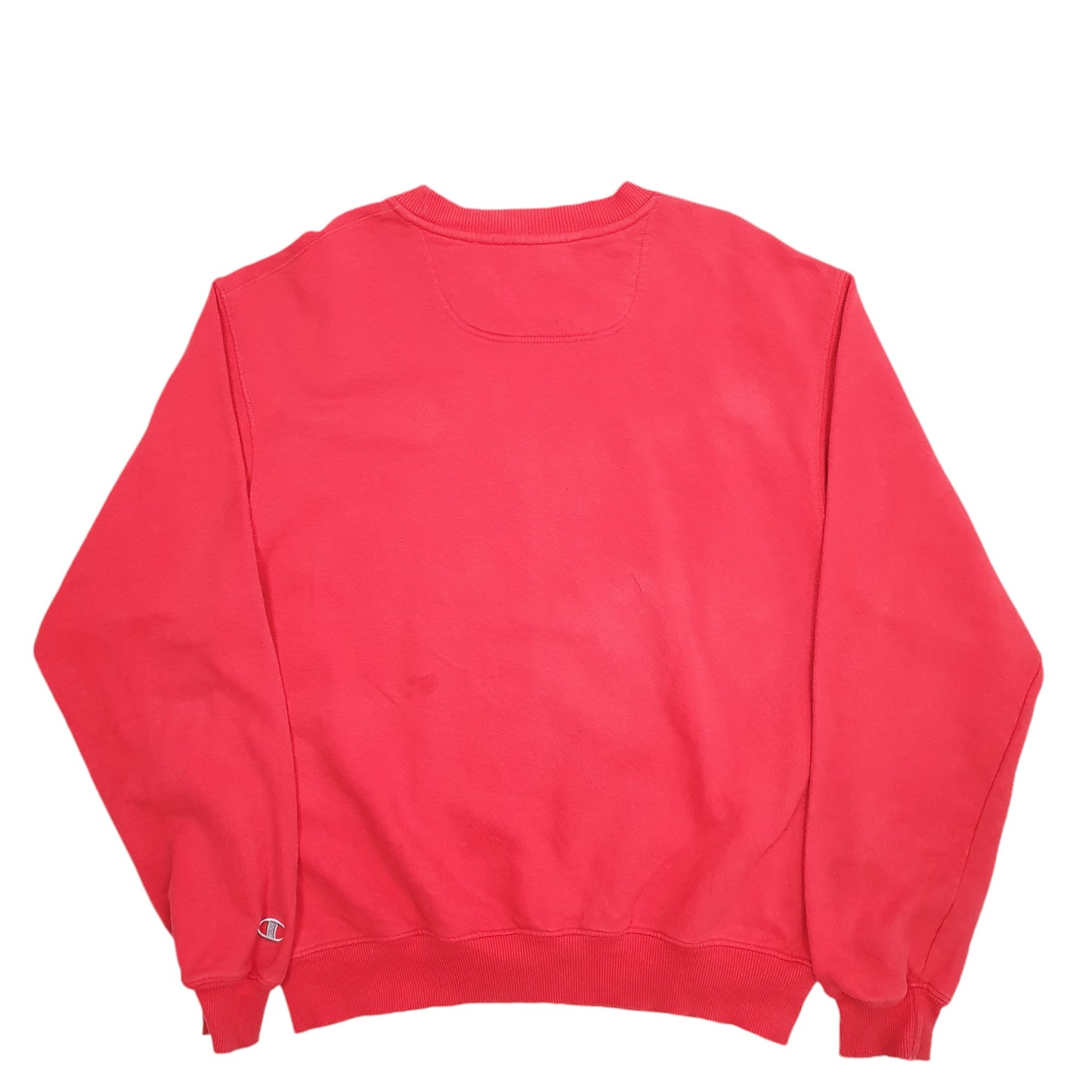 Mens Red Champion  Crewneck Jumper