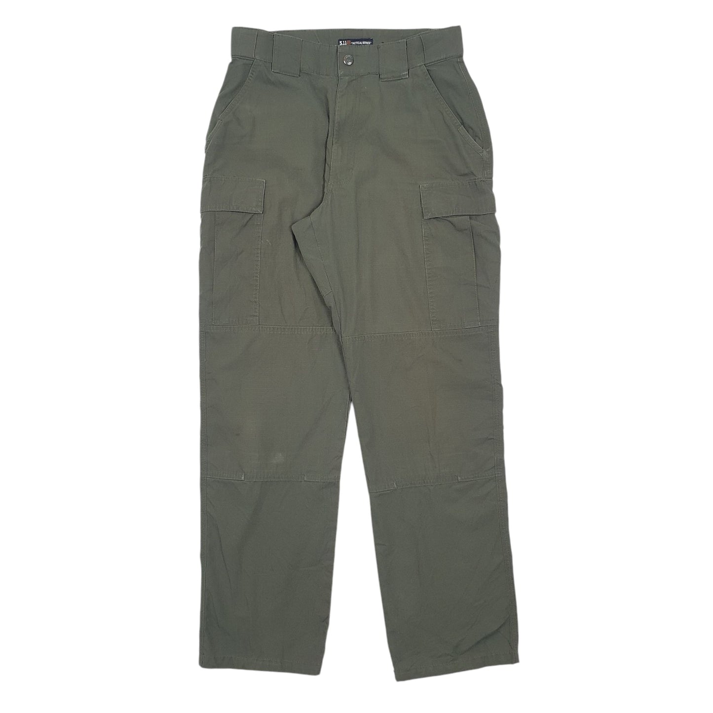 Womens Green 5.11 Tactical Workwear Cargo Trousers
