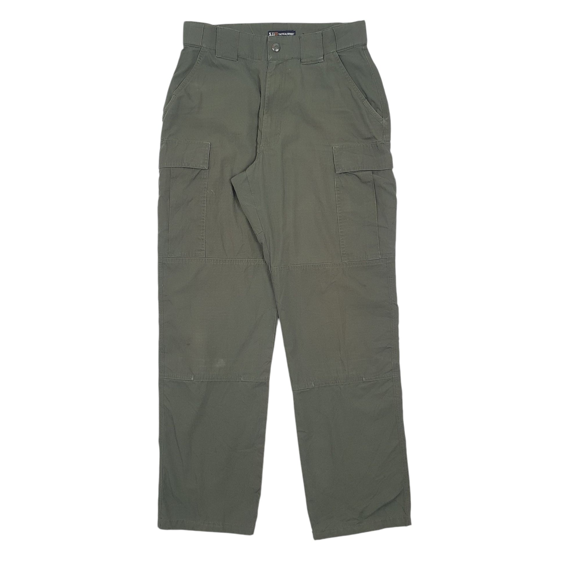 Womens Green 5.11 Tactical Workwear Cargo Trousers