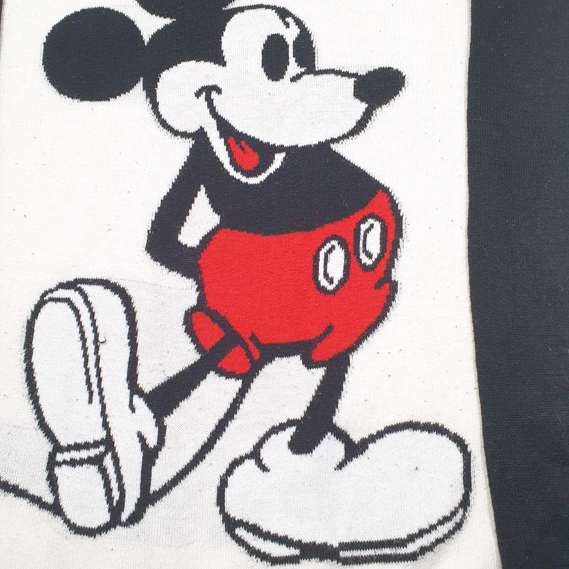 Womens Cream Disney Knit Mickey Mouse Crewneck Jumper