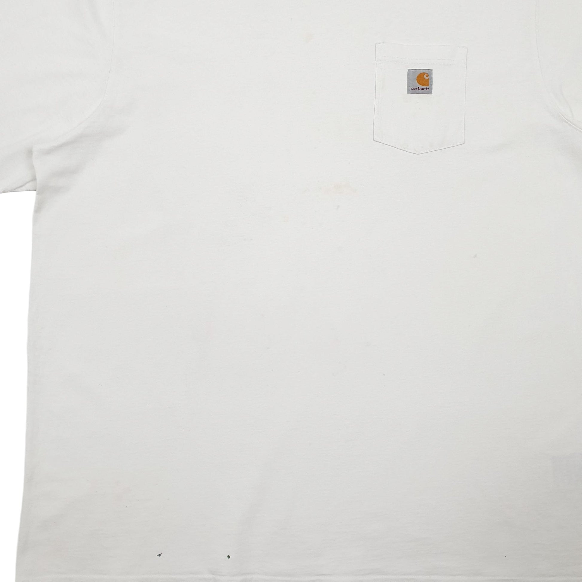 Mens White Carhartt Loose Fit Short Sleeve T Shirt