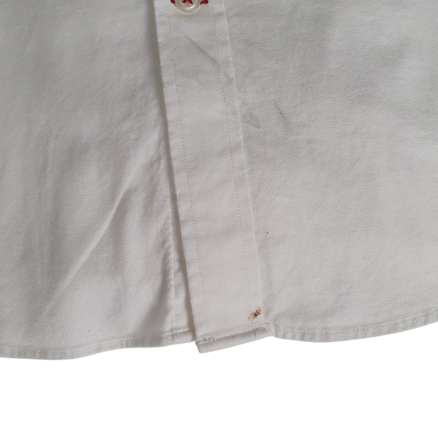 Mens White Tommy Hilfiger  Long Sleeve Shirt