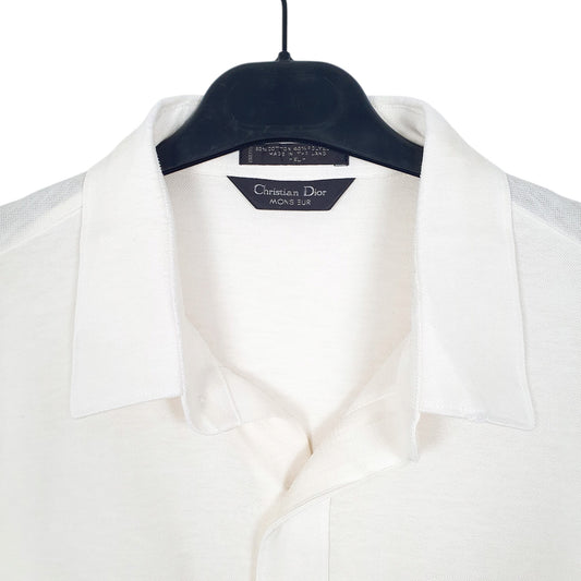 Mens Cream Christian Dior Monsieur Long Sleeve Shirt