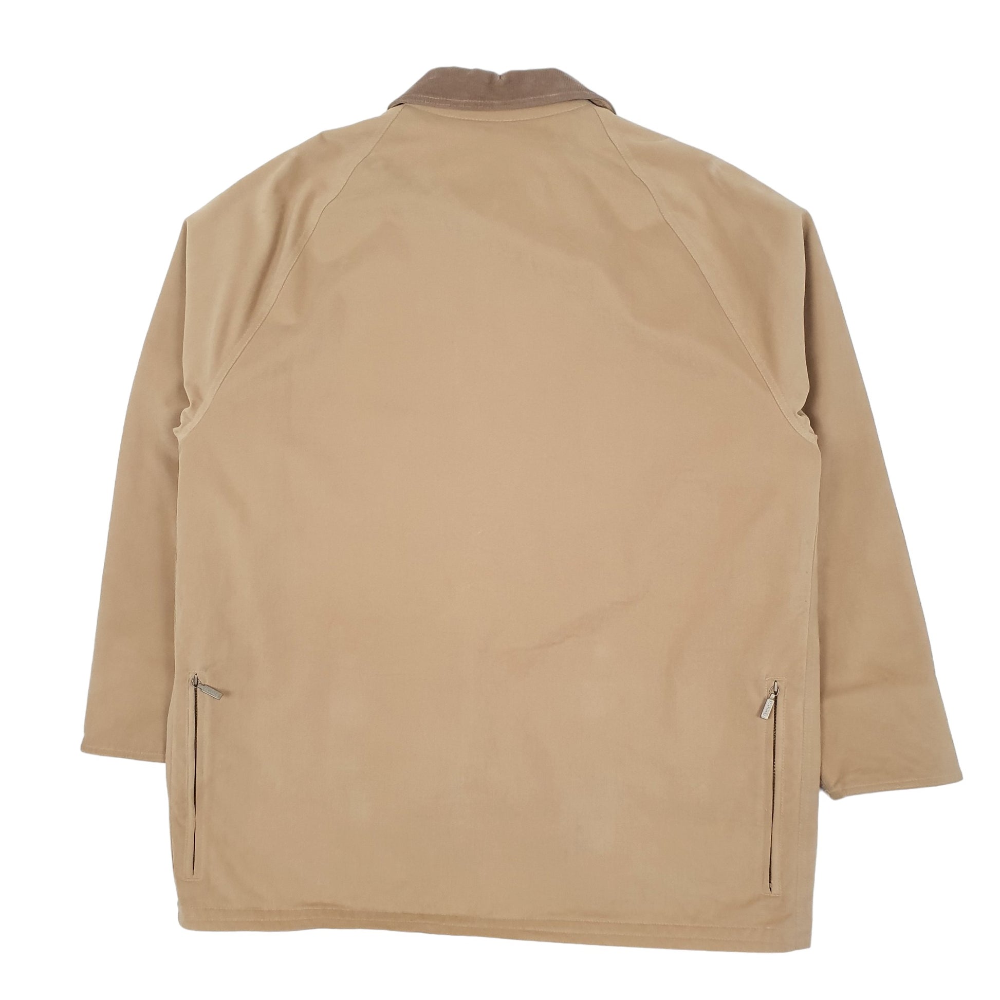 Mens Tan Barbour Soft Cotton Beaufort  Coat