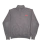 Mens Grey Champion  Quarter Zip Jumper