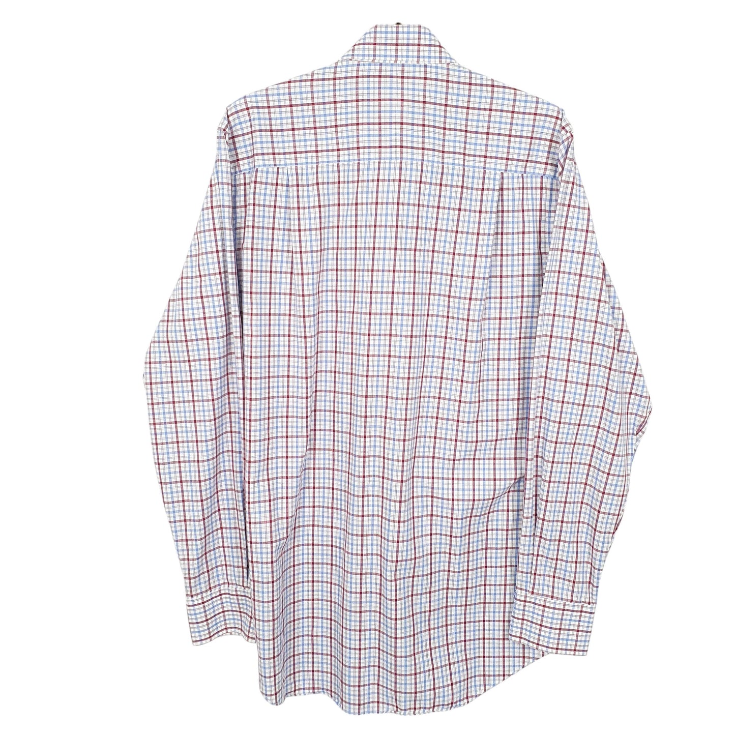 Mens White David Donohue Trim Long Sleeve Shirt