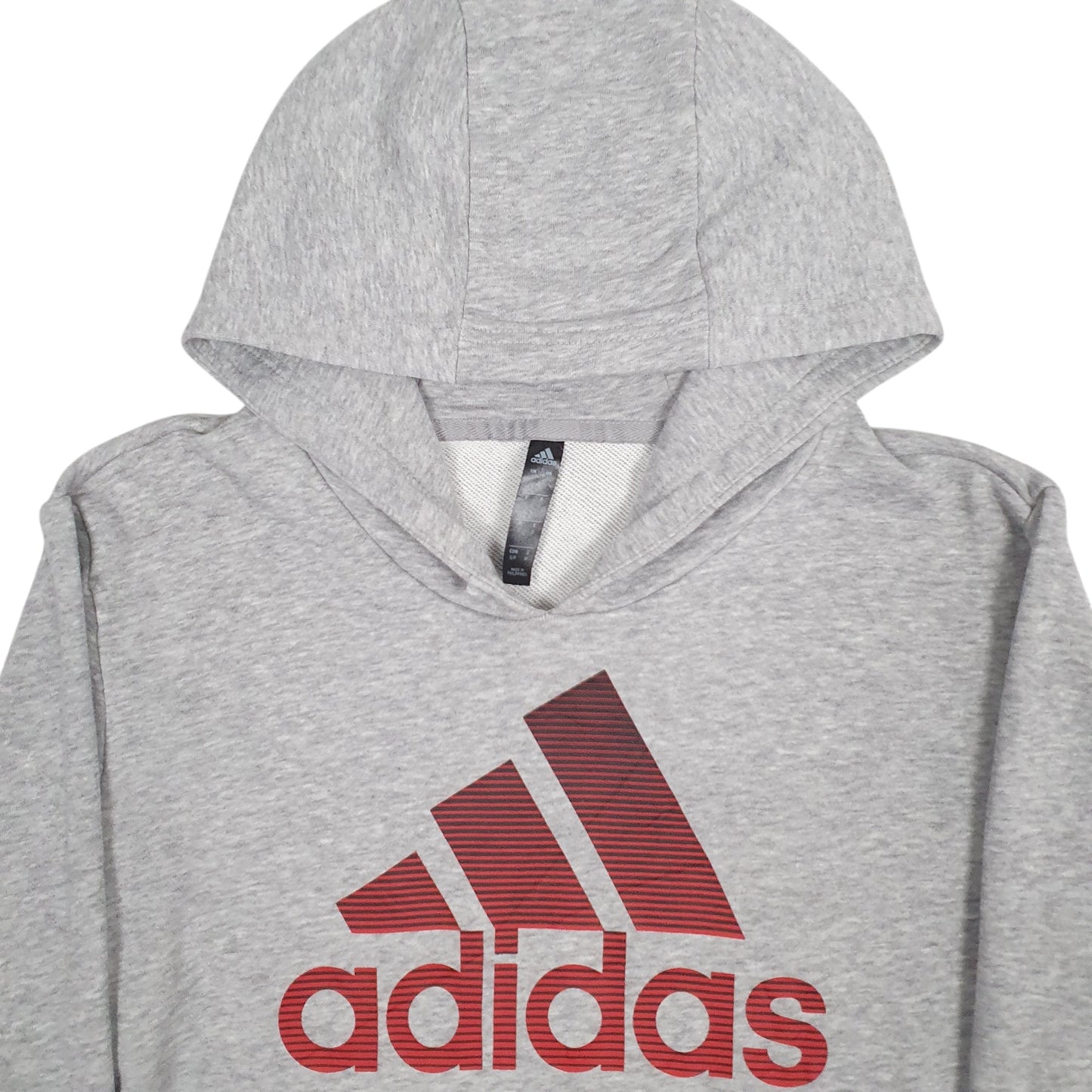 Mens Grey Adidas Tennis Hoodie Jumper