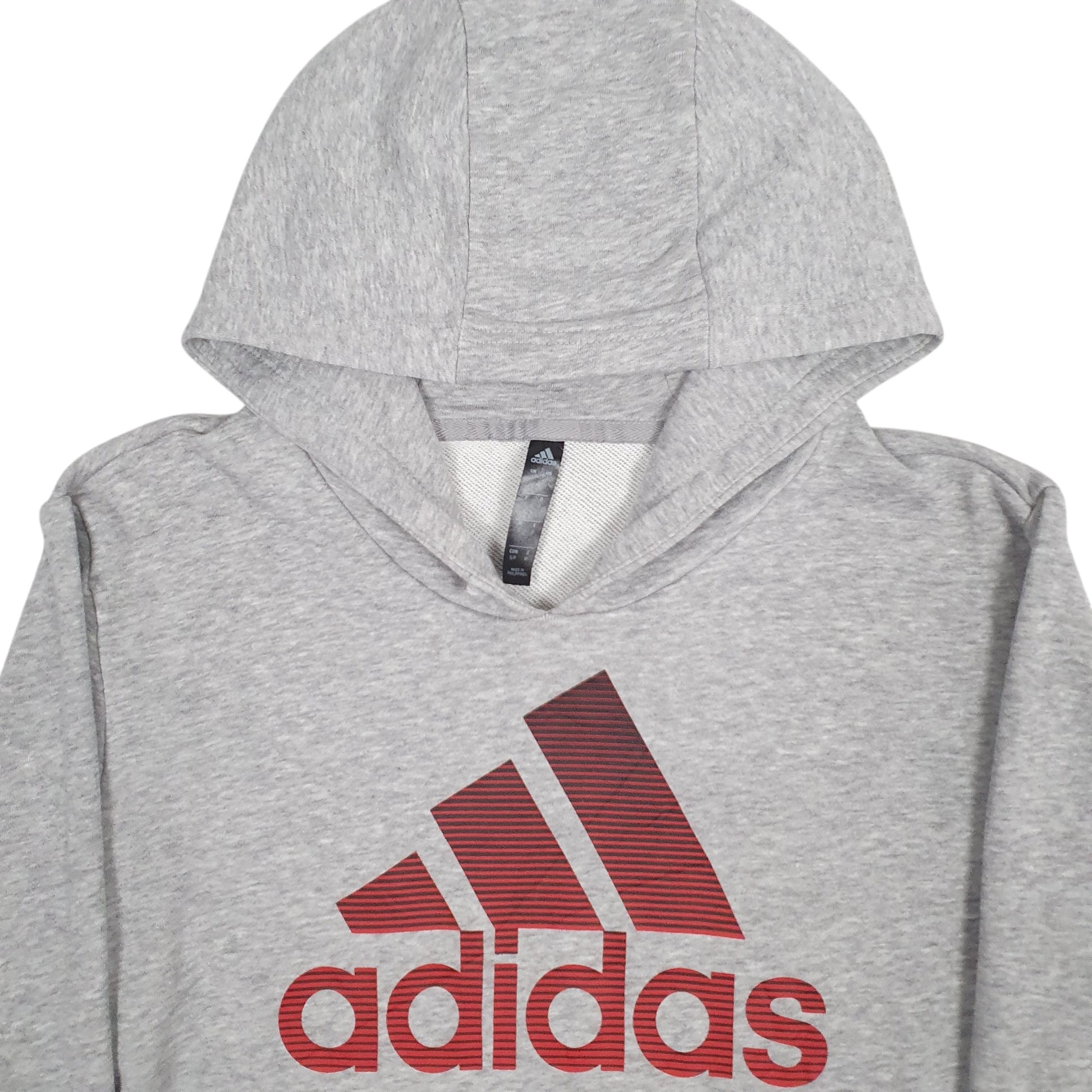 Mens Grey Adidas Tennis Hoodie Jumper