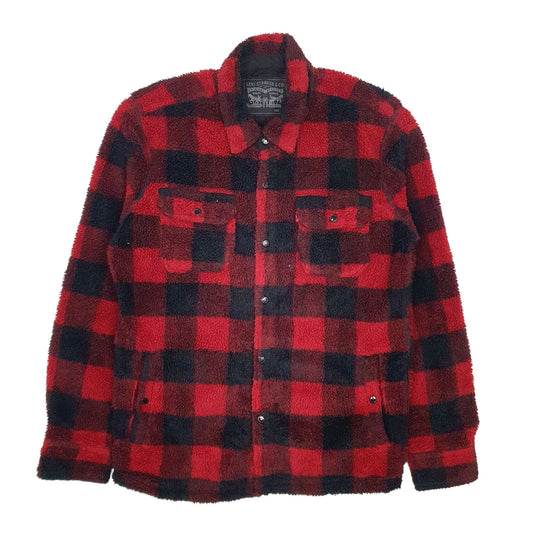 Mens Red Levis Coat