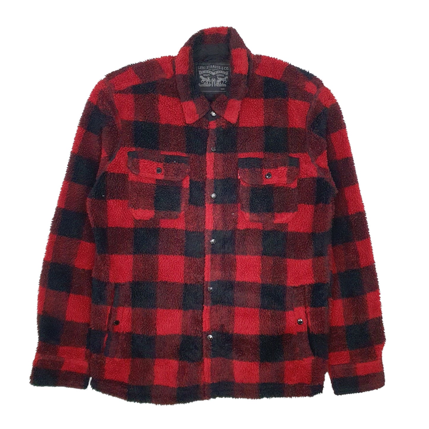 Mens Red Levis   Coat