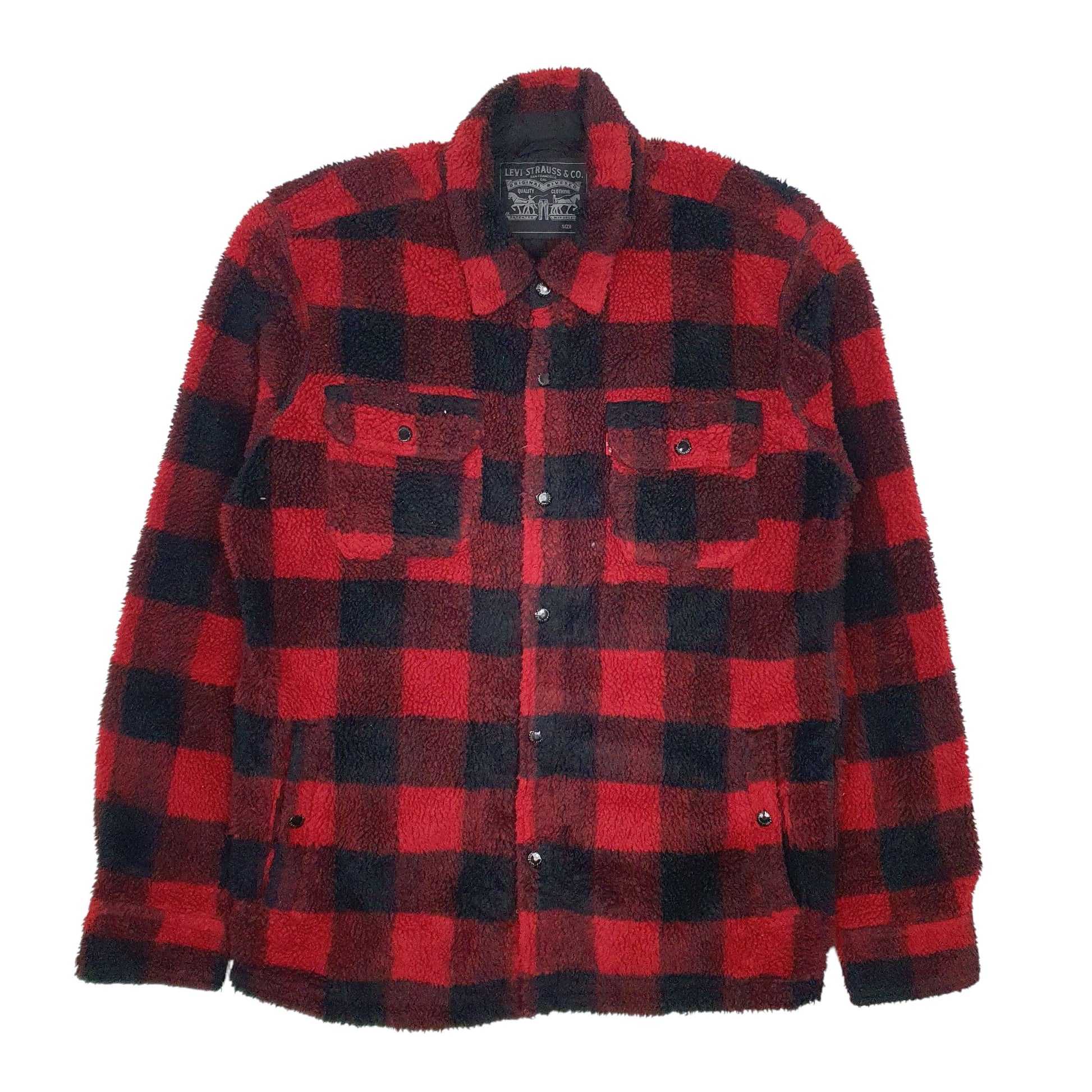 Mens Red Levis   Coat