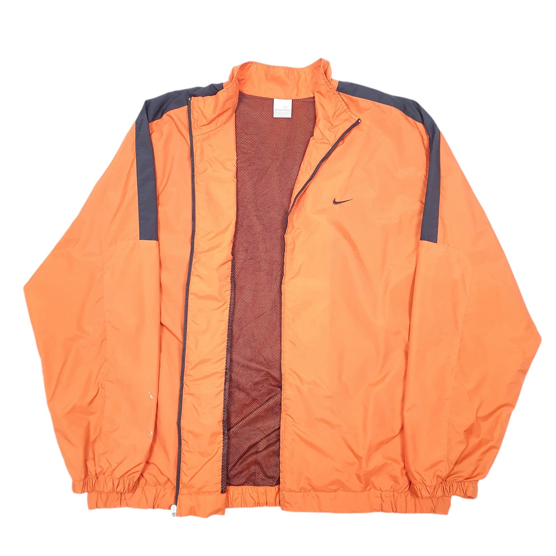 Mens Orange Nike Vintage 2000s  Coat