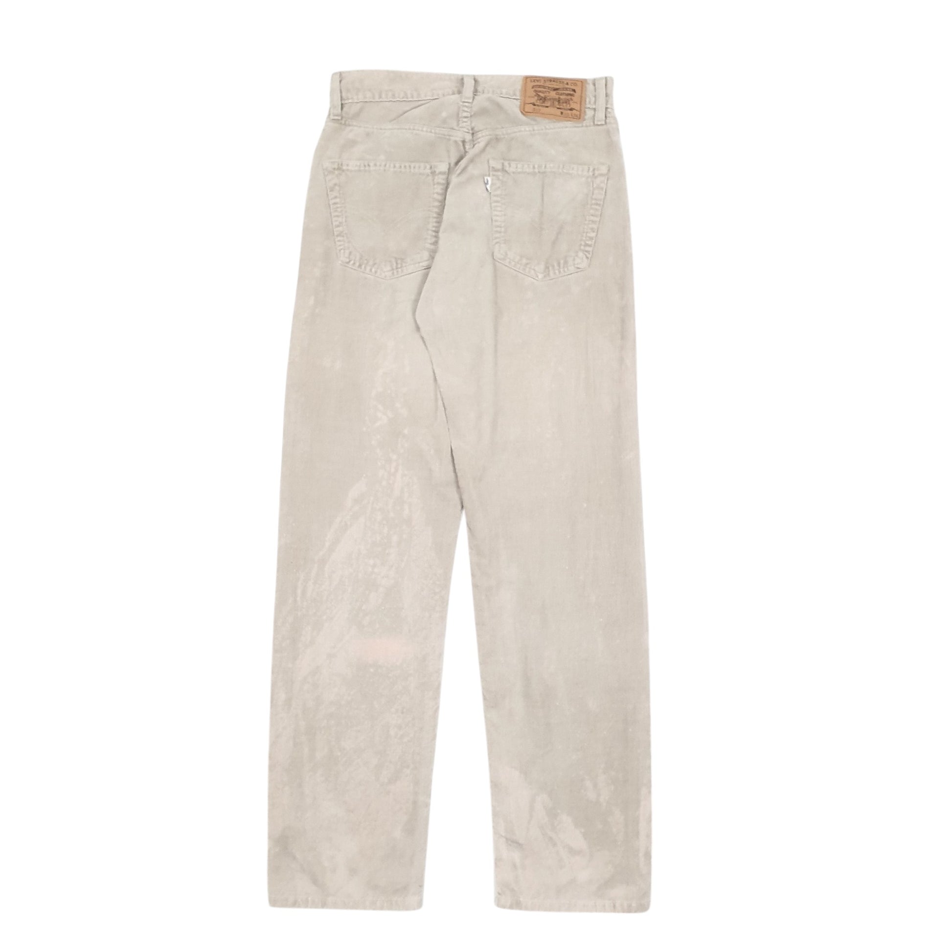 Mens Beige Levis Vintage Corduroy Trousers