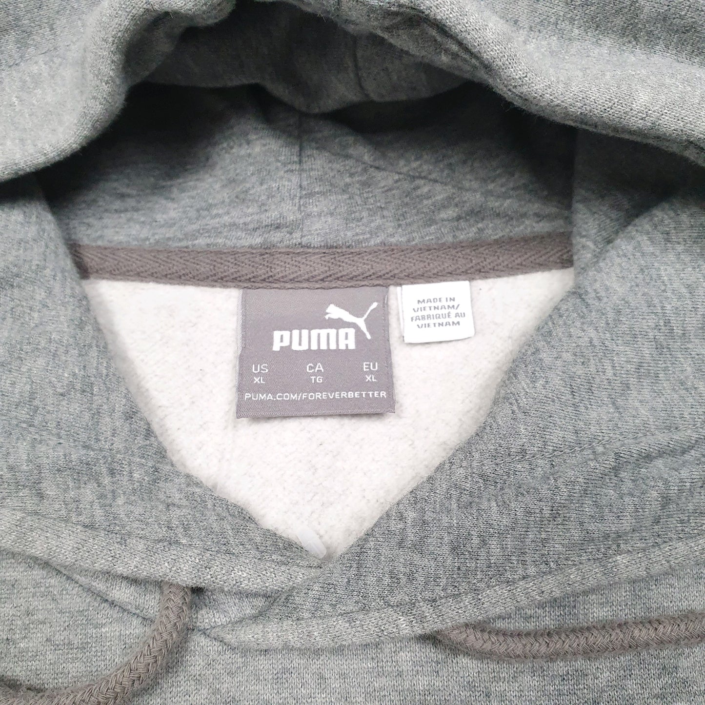 Mens Grey Puma  Hoodie Jumper