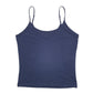 Womens Navy M&S Vest Short Sleeve T Shirt
